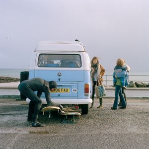Camper Van,  Cornwall, UK