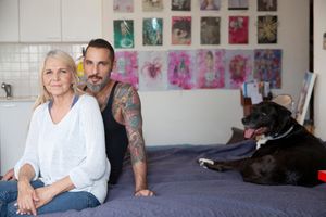 Anna Langer and Jonathan Agassi,  Tel Aviv 2018