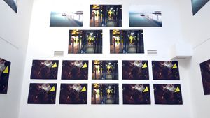 Site-specific photographic installation view at M'ARS Contemporary Non-Profit Gallery, Moscow