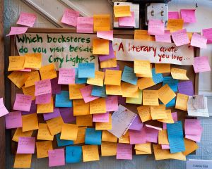 Bulletin Board, City Lights Bookstore, San Francisco