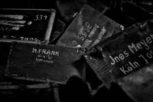 Discarded Suitcases, Auschwitz, Poland
