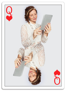 Planing Card - Queen of Hearts