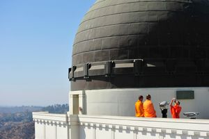 Monks at Griffith Observatory