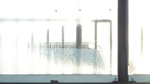 Trainstation Dieren (condensation and frost)