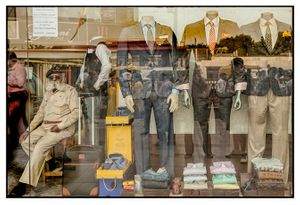 Fashion store and security guard