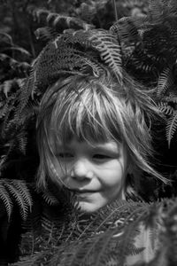 Bodhi in the ferns.