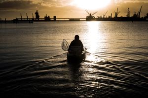 Kayak fisherman