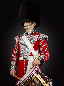 Drummer Steele 1st Battalion The Coldstream Guards, From Soldiery British Army Portraits