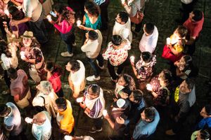 The procession