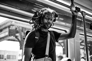 Rider, Metro Gold Line, Los Angeles