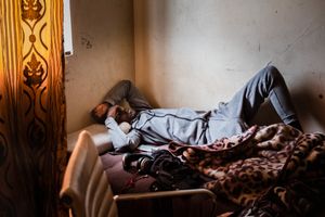 Sunday morning, Cairo is sleeping away after a party at his house the night before.