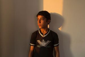 Fadi from Dara’a hasn’t been to school since arriving in Jordan. While more than 90% of Syrian children were enrolled in school before the war; only one in three of the refugees attend class in Jordan. “I had a better life in Syria with my parents and my friends,” he said. “I just want to go to school.” © David Brunetti