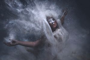 Floating in the space