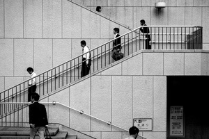 Workers near Shinjuku, Tokyo