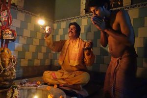Temple Ceremony honoring the return of the photographs, 2014