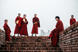 Young Monks in Lumbini