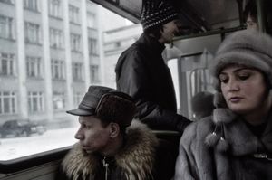 Bus Line in Lenin Avenue, VorkutaVorkuta’s inhabitants live at the end of the world, isolated from the rest of Russia