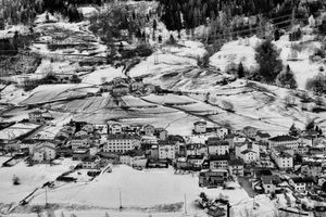 Radiography of a journey. Bernina Express from Tirano to St. Moritz