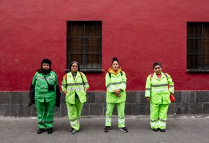 Salute to the sanitation workers in Mexico City