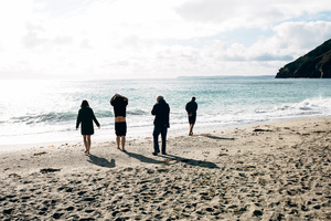 At the water's edge