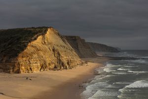 Sunset in Praia do Julião, Ericeira Portugal, June 2018