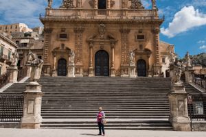 Modica, Sicily, Italy; september 2016