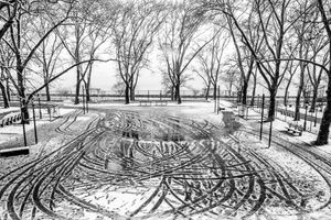Snow, Riverside Park