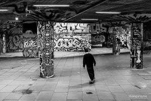 Skateboarding on the South Bank, London | 01