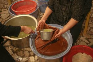 Verjuice (Verjus, called ab-ghooreh in Persian)