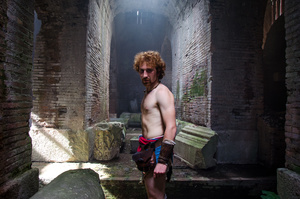 Gladiator fight reenactment