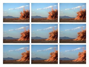 blast #001, Mesogea basin, East Attica, Greece.