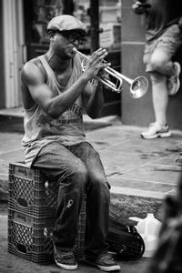 Music on a French Quarter Street