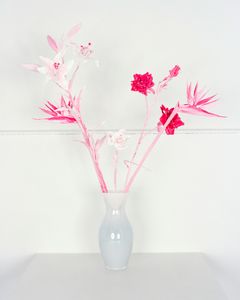 Fake Flowers in Magenta
