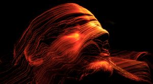 Red Passion: portrait of Light