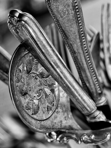 Silverware In Pitcher I