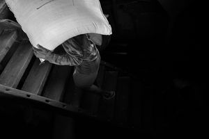 Labourer, Yangon Port, Myanmar