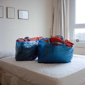 Afsaneh's Bedding, Putney, 2014 © Ali Mobasser
