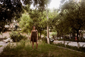 Kristina: an aspiring model of Armenian origins.