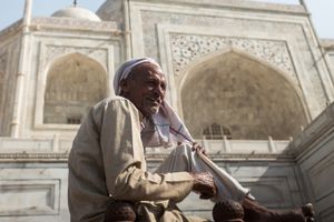 Taj Mahal's guard