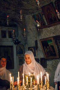 At Saint Tekla Shrine, Maaloula