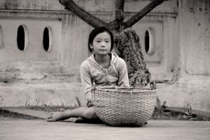 The flower girl