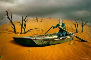 "Allegory of Cognition" © Dina Bova. "But the eyes are blind. One must look with the heart"...(from "Little Prince" by Antoine de Saint Exupéry)