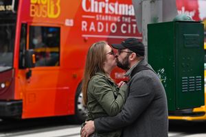 and a kiss.