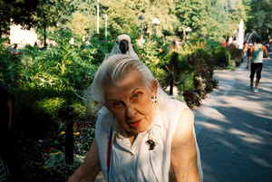 Woman in Washington Square Park
