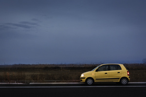 yellow car