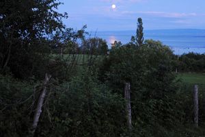 Quebec-Charlevoix-Les Éboulements-La Ferme en Haut-Lune