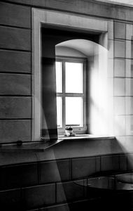 Trough the window