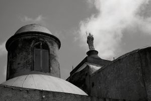 Cracked and tied up Christ, Saint Sebastian Church, Barano, Ischia Island
