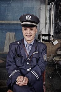 Guard at Tongchuan Lu