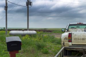 on a prarie landscape , South Dakota